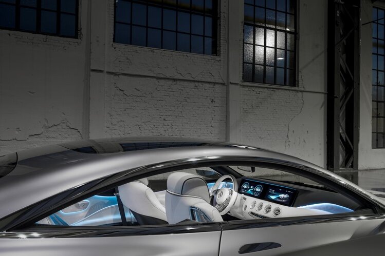Eine Studie des S-Klasse Coupés von Daimler: Geht es nach den Plänen der Ingenieure und Designer, wird sich das Auto in den nächsten zehn Jahren stärker verändern als in den letzten 50 Jahren.  