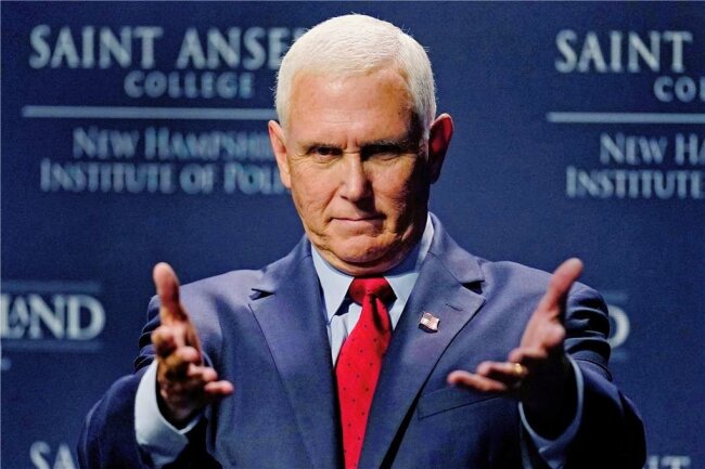 Der Helfer als Herausforderer - Auch Ex-Vizepräsident Mike Pence will Präsident der Vereinigten Staaten werden. 