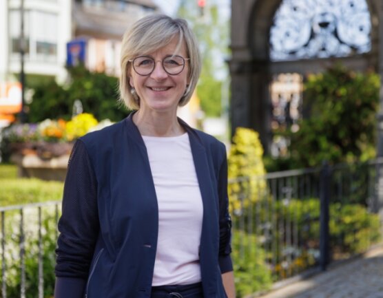 Silke Franzl will Bürgermeisterin von Ehrenfriedersdorf bleiben. Ihre Wiederwahl gilt als sicher. 