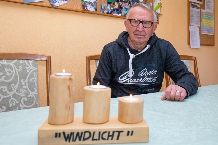 Der lange Weg aus der Abhängigkeit - Bernd Grobosch war selbst in Therapie und arbeitet jetzt in der Begegnungsstätte "Windlicht" der Sucht- und Drogenberatung des Diakoniewerkes Westsachsen mit. 
