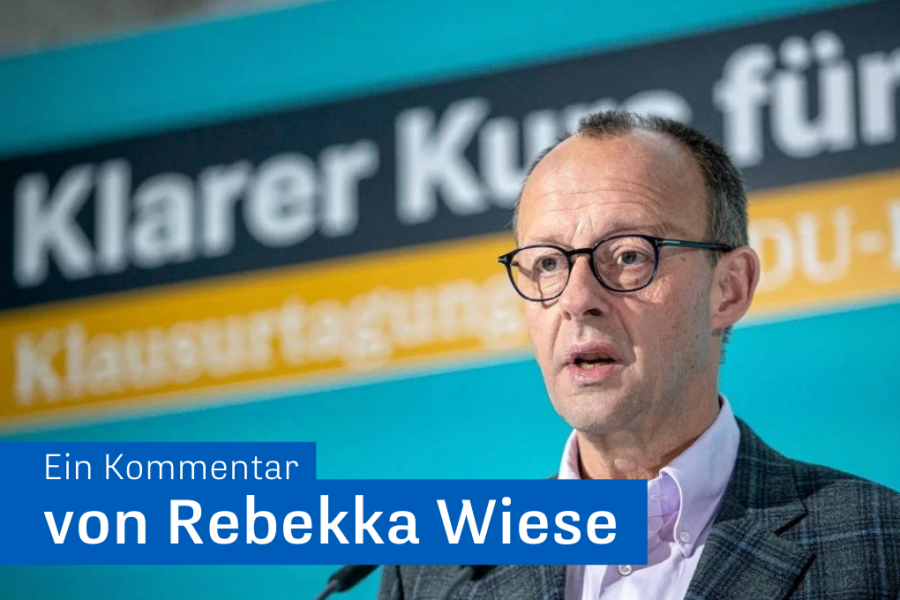 Der neue Hauptgegner der CDU - CDU-Parteichef Friedrich Merz bei der Abschluss-Pressekonferenz der Klausurtagung des  CDU-Bundesvorstandes in Heidelberg.