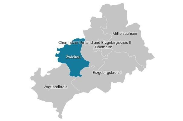 Der Wahlkreis 165 - Zwickau im Überblick - 