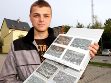 Detektivarbeit gehört für Daniel Baar aus Werdau zum Hobby - Auch Luftbilder sammelt Daniel Baar. Viele Motive seiner Karten stammen aus dem Fotoatelier Elstner in Werdau.