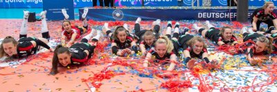 Deutsche Volleyballmeisterinnen von 2021 geben sich in Freiberg die Ehre - 