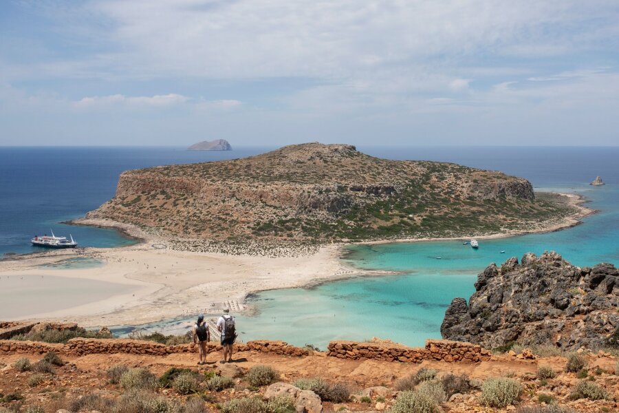 Deutscher Wanderer auf Kreta ums Leben gekommen - Touristen m nordöstlichen Teil der Insel Kreta (Archivbild).