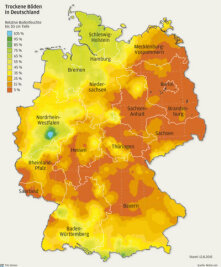 Deutschland trocknet aus - Sachsen ist besonders betroffen - 