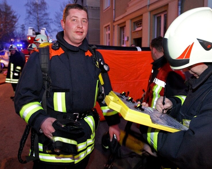 Feuerwehrmann Sven Weinhold