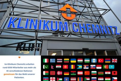 Die Demos von 2018 und die Folgen für die Chemnitzer Wirtschaft - Im Jahr 2018 startete das Klinikum Chemnitz eine Social-Media-Kampagne, um auf die eigene Internationalität hinzuweisen.