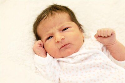 Die ersten Babys 2024 im Plauener Vogtland-Klinikum heißen Janosch und Aryam - Mit dem ersten Fototermin ihres Lebens scheint die kleine Aryam zwar noch zu hadern. Dafür erblickte sie gesund und putzmunter am 2. Januar das Licht der Welt.