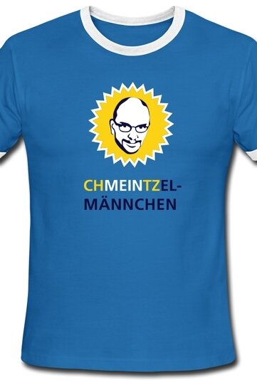 T-Shirt mit Michael Quast als "Chmeintzelmännchen"