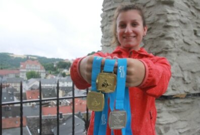 Die Expertin der Lagenstrecken - Zweimal Gold mit der Staffel und Silber über 100 Meter Schmetterling holte Laura Oertel im Mai bei den offenen Mitteldeutschen Schwimm-Meisterschaften der Masters in Magdeburg. 