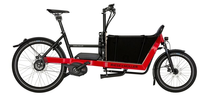 Die Fahrrad-Trends 2018 - Das Lastenrad "Packster 40" von Riese & Müller mit E-Antrieb und einem Gewicht von unter 30 kg gibt es ab 3999 Euro zu kaufen.