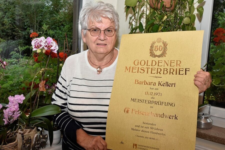 Die Gold-Meisterin verrät den schönsten Auftrag ihrer Karriere als Friseurin - Barbara Kellert wurde mit dem Goldenen Meisterbrief geehrt.