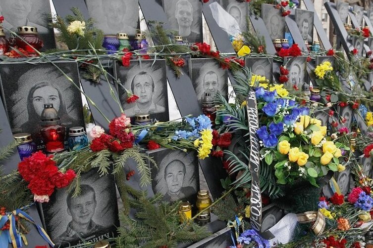 Die Hauptstadt der Enttäuschungen - Ein Mahnmal erinnert in Kiew an die "Himmlische Hundertschaft" - die Opfer des Maidan 2014.
