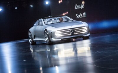 Die IAA erfindet das Auto neu - Das "Intelligent Aerodynamic Automobile"-Showcar von Mercdes verspricht den bislang günstigsten Luftwiderstandswert.