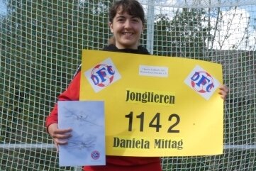Die Jonglier-Königin von Zwickau - Daniela Mittag. 