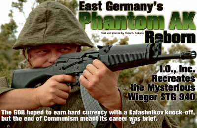 Die kalte Spur zu einer heißen DDR-Waffe - Das renommierte amerikanische Waffenmagazin "Guns & Ammo" berichtete über die "mysteriöse Wieger", die ihre Wiedergeburt in den USA hatte. Die Waffe gilt dort als die "ostdeutsche Phantom-Kalaschnikow". 