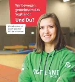 Die vielen Gesichter des Vogtlandsports - Linda Schreiner, Übungsleiterin bei Cheermania Auerbach, ist eines der Gesichter der Kampagne.