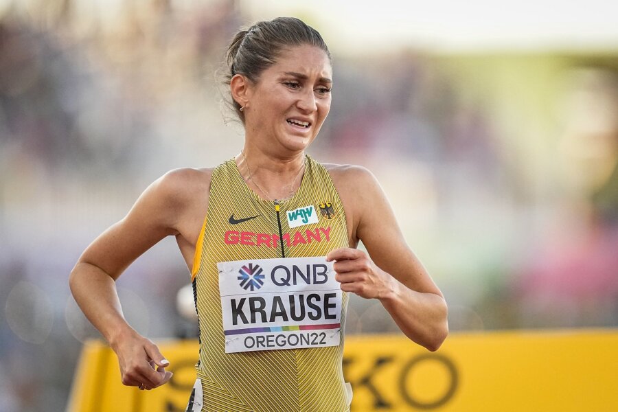 Die wichtigsten Entscheidungen bei der Leichtathletik-EM - Gesa Felicitas Krause aus Deutschland im 3000 m Hindernis Finale bei der Leichtathletik-Weltmeisterschaft.