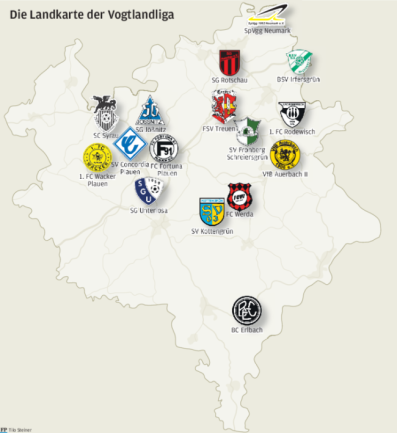 Diese Mannschaften treten in der Vogtlandliga an - 