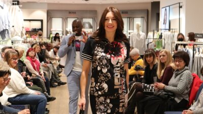Diese Modetrends bringt der Frühling - Moderiert von Frederick Wettey zeigen Models im Zwickauer Modehaus Kress die neue Kollektion. 