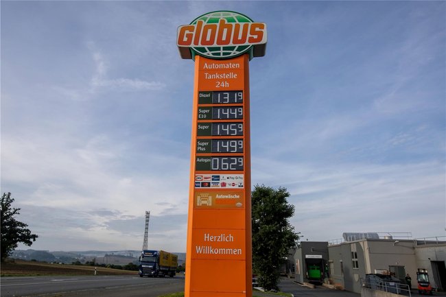 Globus Tankstelle Diesel