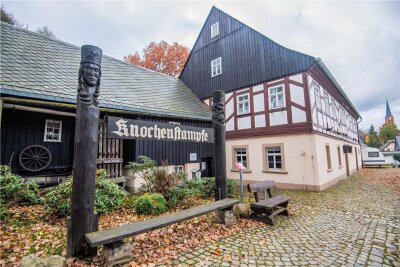 Dorfchemnitz feiert 575. Geburtstag und noch viel mehr - An der Knochenstampfe Dorfchemnitz werden an diesem Wochenende gleich drei Feste gefeiert.