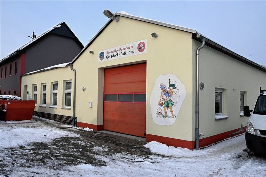 Dorfgemeinschaftshaus in Gersdorf wird saniert - Das Feuerwehr- und Dorfgemeinschaftshaus in Gersdorf bei Hainichen wird derzeit saniert. 