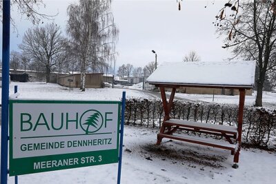 Dorfzentrum: Dennheritz hält am XXL-Projekt fest - Bisher ist nur der Bauhof in die Dorfzentrum-Räume eingezogen. 