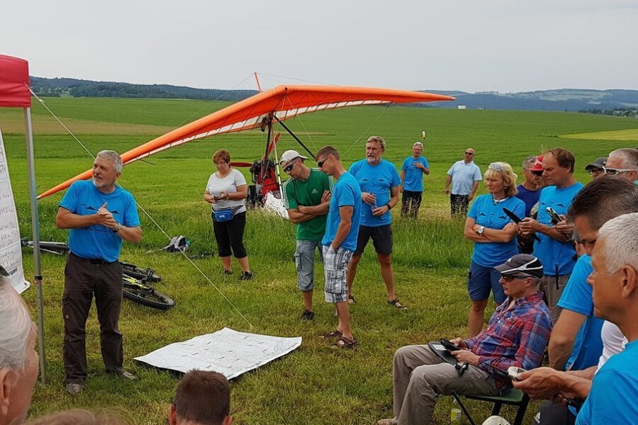 Drachenflieger drängen auf lange Pacht - Im Juni 2019 fand zum zweiten Mal ein Qualifizierungswettbewerb für die Weltmeisterschaft in Thierfeld statt. 