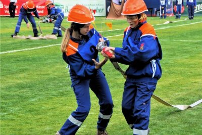 Drei Jugendgruppen der Feuerwehr aus der Region Reichenbach auf dem Siegerpodest - Beim Wettbewerb kommt es auf Schnelligkeit und Präzision an.