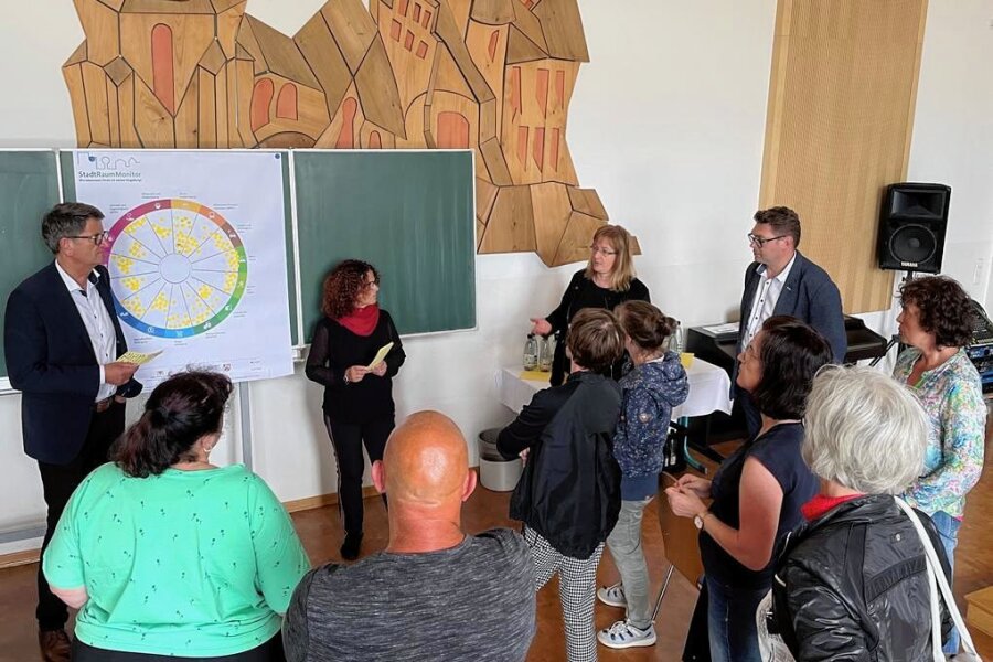 Drei Städte im Erzgebirge setzen auf Gesundheitsförderung - Zur Auftaktrunde des Projekts „Die gesunde Stadt Schwarzenberg“ in der Aula der Stadtschule wurde eifrig analysiert und diskutiert.