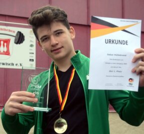 Drei Titel sind jungem Rodewischer noch nicht genug - Am 11. Dezember kann Oskar Hüllebrand seinen vierten Titel nach Hause holen. Damit wäre er Sieger des Schülerpokals 2021. 