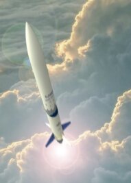 Dresdner Forscher bauen erste eigene Rakete - Ein erster Entwurf: So könnte die Rakete einmal aussehen.