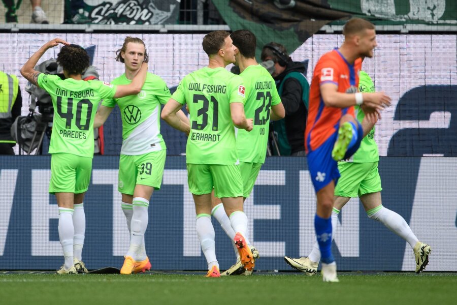 Dritter Sieg in Serie: Wolfsburg ist fast gerettet - Wolfsburg holte sich im Heimspiel gegen Darmstadt die drei Punkte.