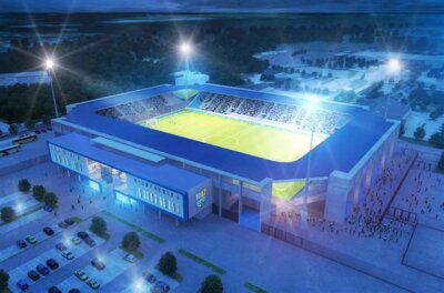 Düsseldorfer BAM Sports GmbH baut Stadion in Chemnitz - So sieht der neue Stadion-Entwurf aus.