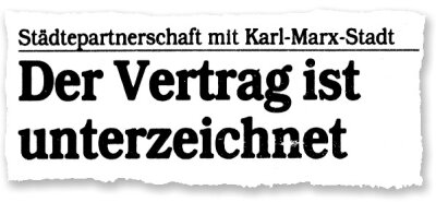 Düsseldorfs erste Partnerstadt - So betitelte die "Rheinische Post" das Thema am 14. April 1988.