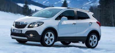 Duftnote für den Mokka - Auf rutschigem Untergrund wie Eis und Schnee spielt der Opel Mokka 4x4 seine Möglichkeiten zum sicheren Fahren mit Souveränität aus. 