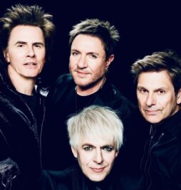 Duran Duran: Interview mit dem Bassisten John Taylor - Bassist John Taylor, Sänger Simon Le Bon, Schlagzeuger Roger Taylor (hinten von links) und Keyboarder Nick Rhodes sind Duran Duran. 