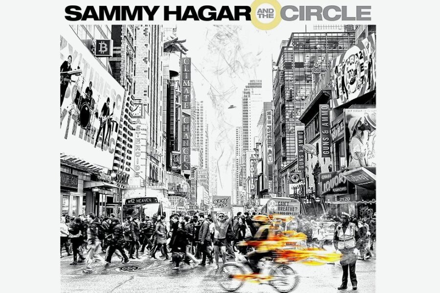 Echte Freude: Sammy Hagar mit "Crazy Times"