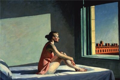 Edward Hopper im Dresdner Zwinger: So sehenswert wie enttäuschend - "Morning Sun" von Edward Hopper aus dem Jahr 1952. 