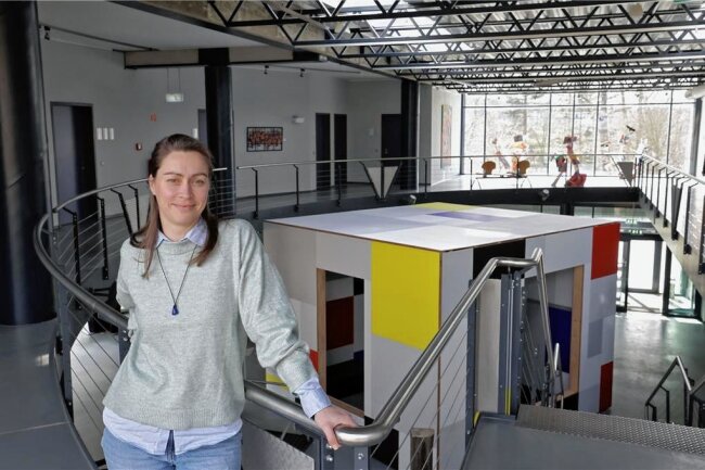 Ehemaliges Daetz-Centrum Lichtenstein: Was die neue Chefin im Kulturpalais vorhat - Nicole Schubert im neuen Teil des Kulturpalais: Er soll zu einem soziokulturellen Zentrum werden, so die Idee. 