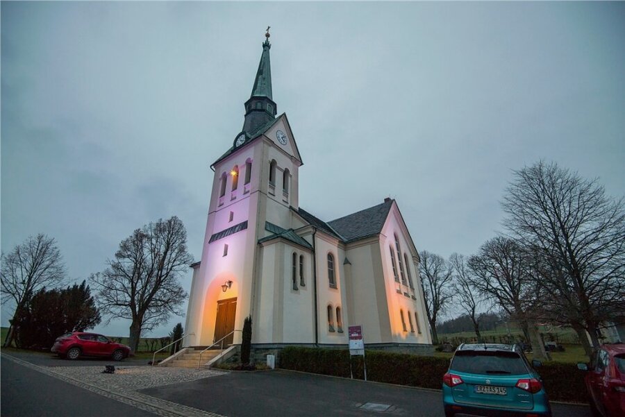 Die beleuchtete Kirche war beim Lichterfest vor einem Jahr ein echter Hingucker. 