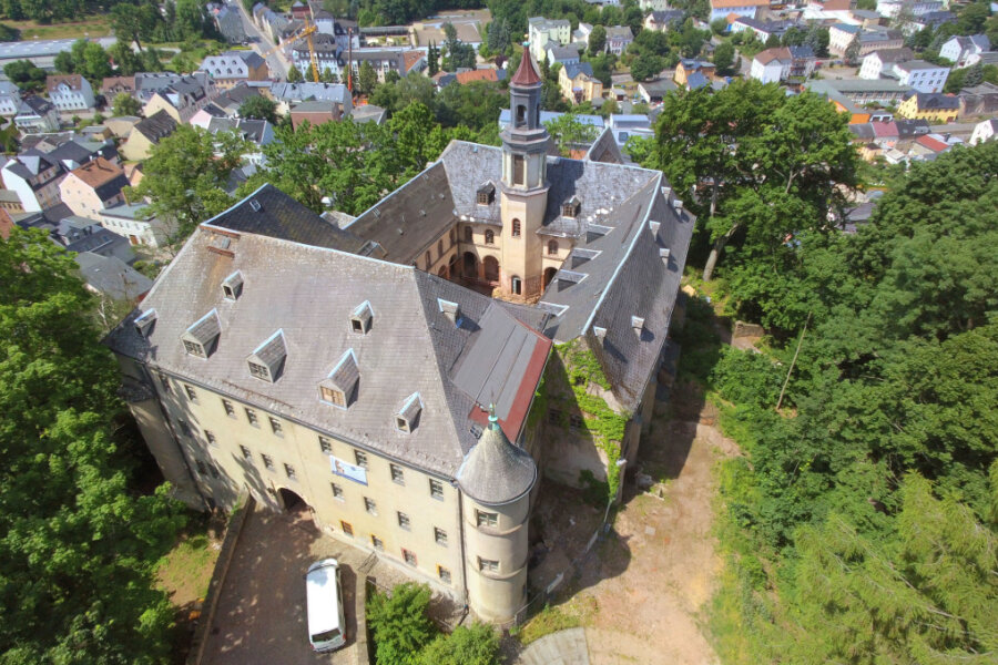 Schloss Lichtenstein in seiner heutigen Form entstand im 17. Jahrhundert 