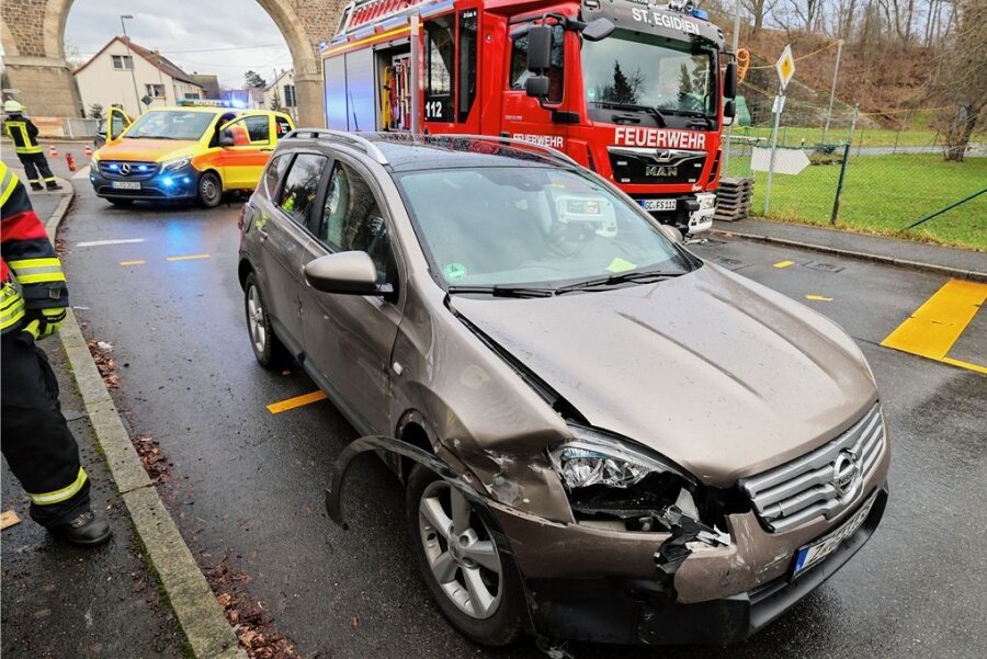 Ein Leichtverletzter nach Unfall in St. Egidien - 20.000 Euro Schaden und ein Leichtverletzter waren die Bilanz eines Unfalls in St. Egidien.