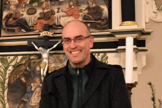 Dr. Sebastian Schurig ist der neue Pfarrer der evangelisch-lutherischen Kirchgemeinden in Thum und in Jahnsbach. 