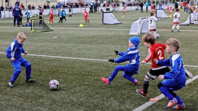 Ein Turnier voller Gewinner - Der Sportplatz in Waldenburg war am Sonntag sehr gut besucht: Am G-Jugend-Fußballturnier nahmen 38 Teams teil.