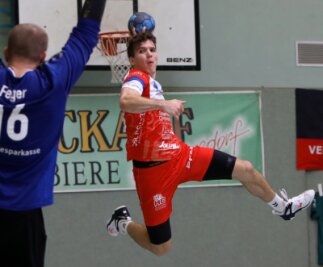 Eine unbekümmerte Rakete - Jeron Nötzold vom HC Glauchau/Meerane erzielte am Sonntag seine ersten Oberliga-Tore. 