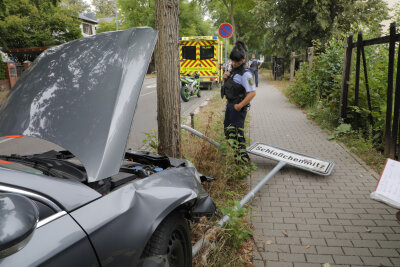 Eine Verletzte bei Unfall in Schloßchemnitz - 