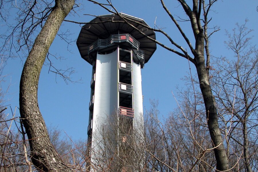 Eingeschlossen im Aussichtsturm "Zum Bärenstein" - Bärensteinturm in Plauen